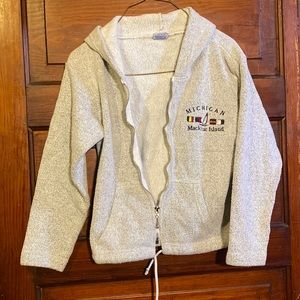 Michigan Mackinac Island Zip Sweater (L but fits more M)